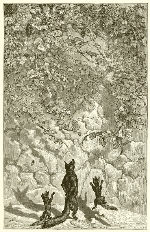 Räven och druvorna av Ernest Henry Griset