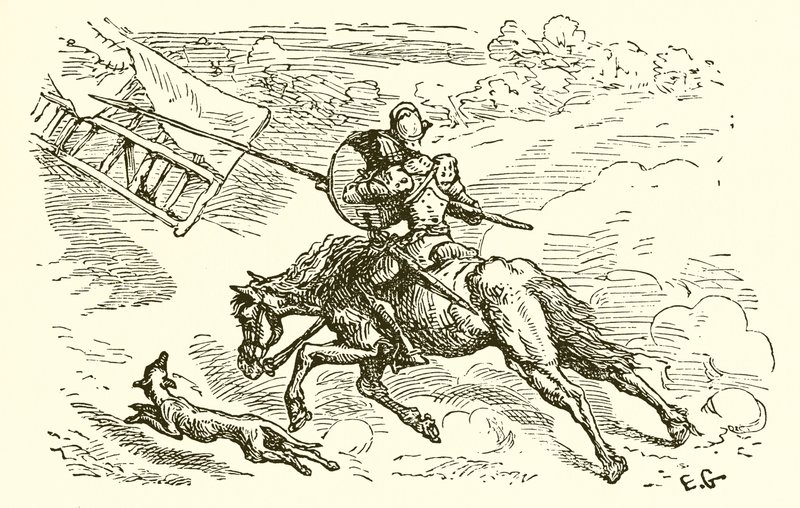 Riddaren och hans laddare av Ernest Henry Griset