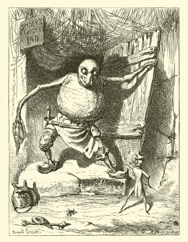 Spindeln och flugan av Ernest Henry Griset