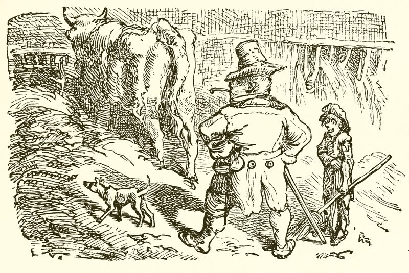 Stag i Ox-stallen av Ernest Henry Griset