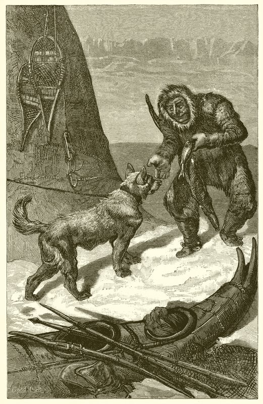 Tjuven och hunden av Ernest Henry Griset