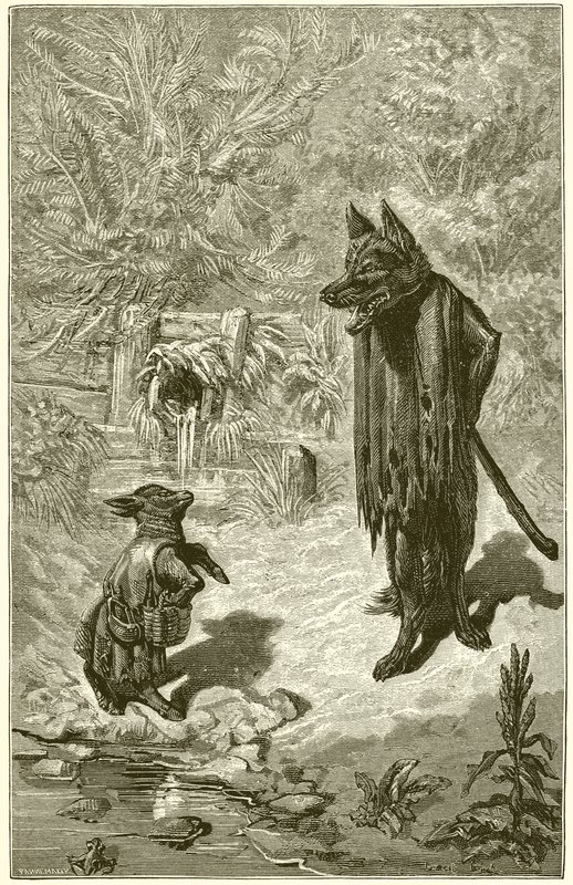 Vargen och Lammet av Ernest Henry Griset