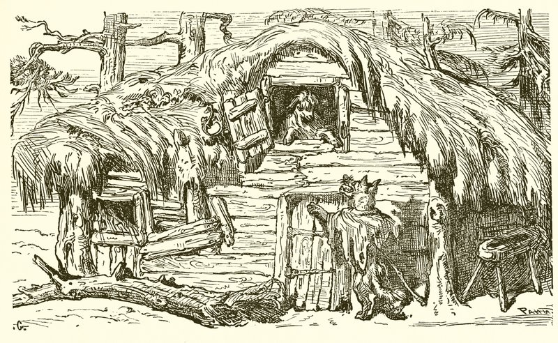 Vargen, geten och ungen av Ernest Henry Griset