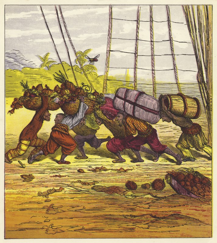 De tre ungdomliga sjöfararna av Ernest Henry Griset