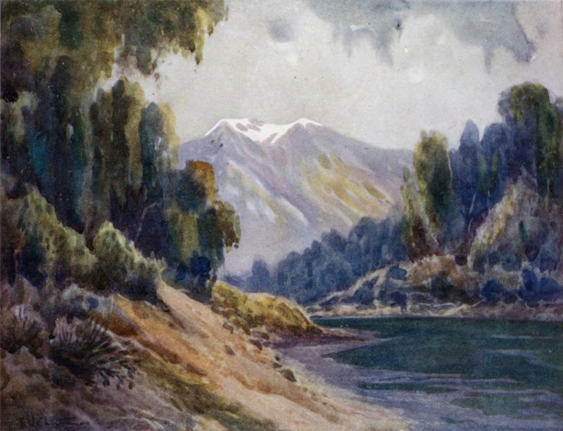 Sjön Nahuel Huapi av Ernest William Christmas