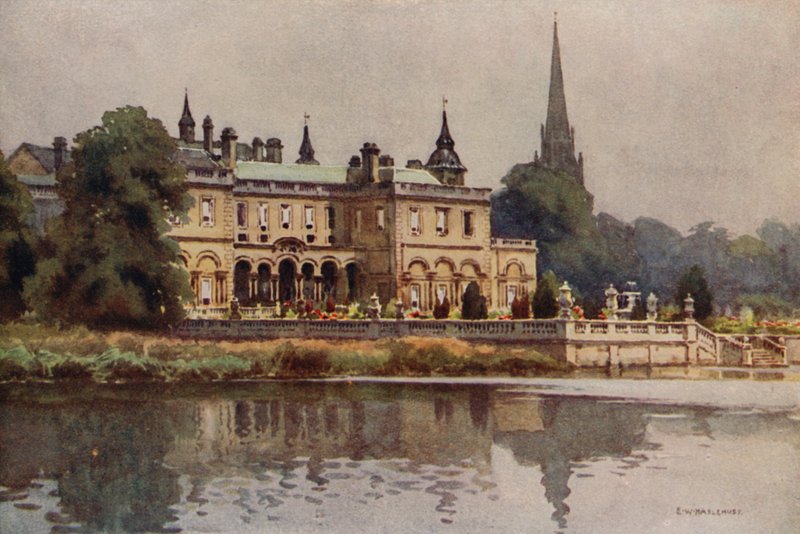 Clumber (färg litho) av Ernest William Haslehust