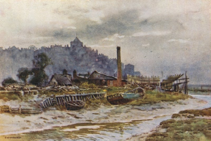 Råg (färg litho) av Ernest William Haslehust