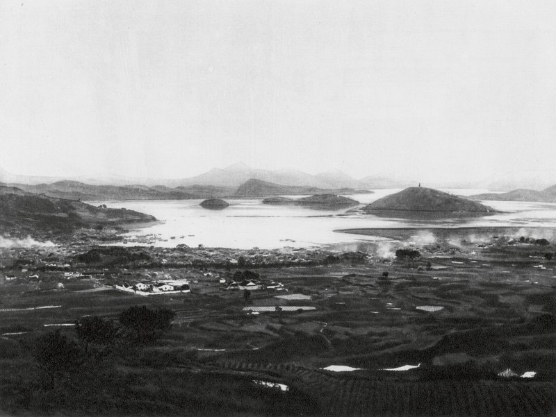 Santuao, Fukien, Santao stad och hamn (svartvitt foto) av Ernst Boerschmann
