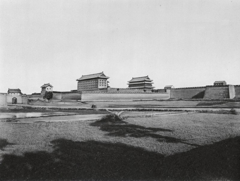 Sianfu, Pei men, Shensi, norra porten till Sianfu, provinshuvudstaden (svartvitt foto) av Ernst Boerschmann