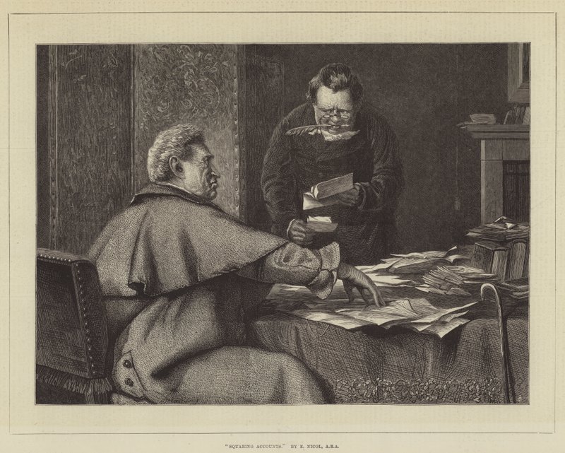 Kvadratering av konton av Erskine Nicol