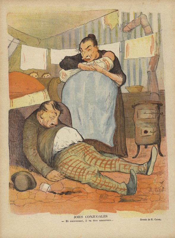 Illustration för Le Rire av Eugene Cadel