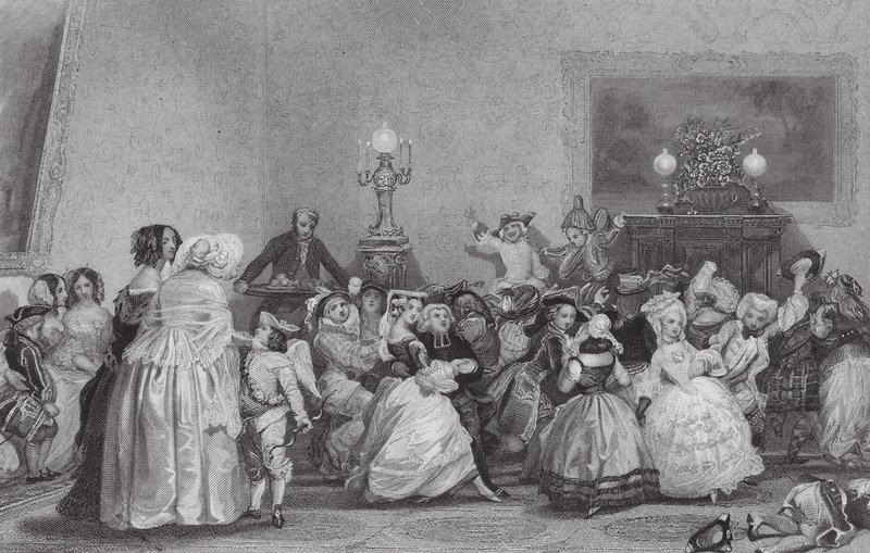 Juvenile Fancy Ball, Paris (gravyr) av Eugene Louis (after) Lami