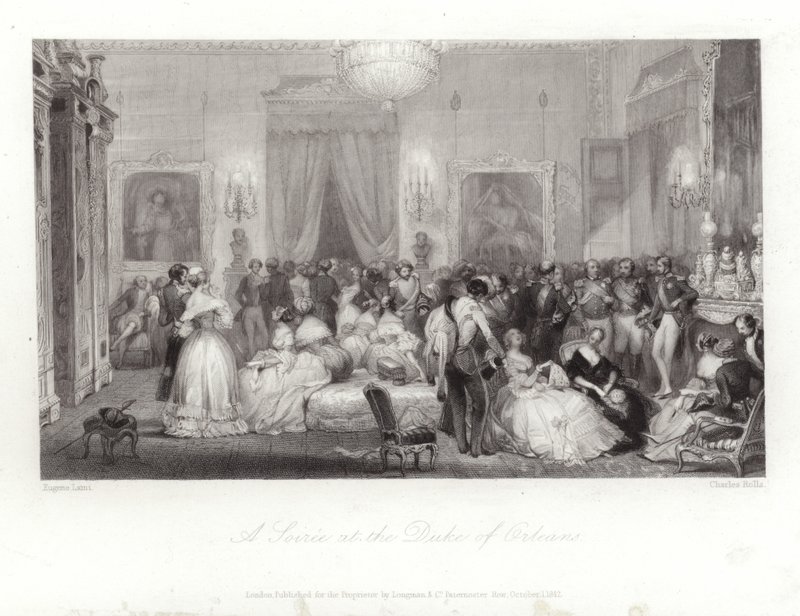 En soaré hos hertigen av Orleans av Eugene Louis Lami