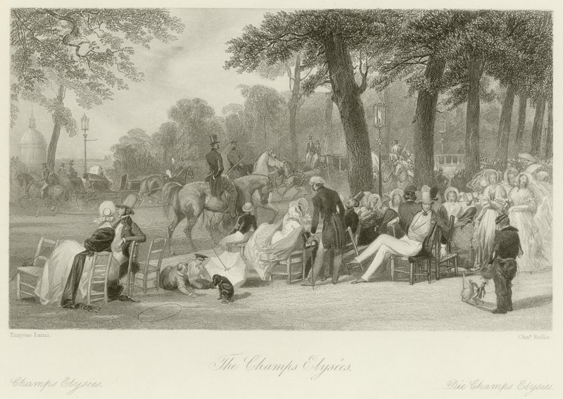 Champs Elysees av Eugene Louis Lami