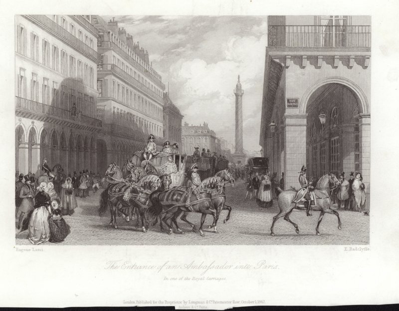 En ambassadörs inträde i Paris av Eugene Louis Lami