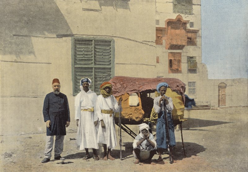 Jeddah, Palanquin För Mecka Pilgrimer av European Photographer