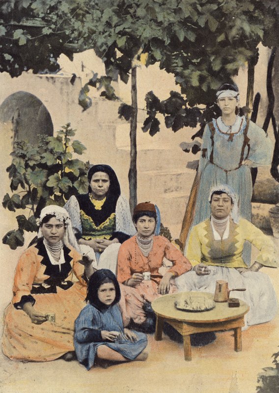 Morisk familj från Blidah av European Photographer