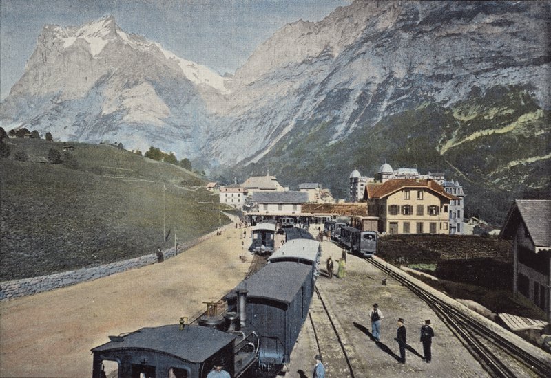 Grindelwald, tågstationen av European Photographer