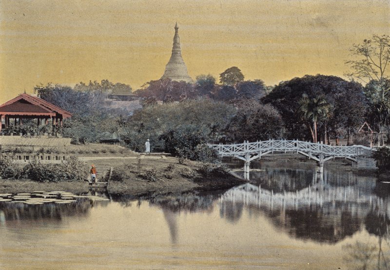 Rangoon, offentlig trädgård av European Photographer