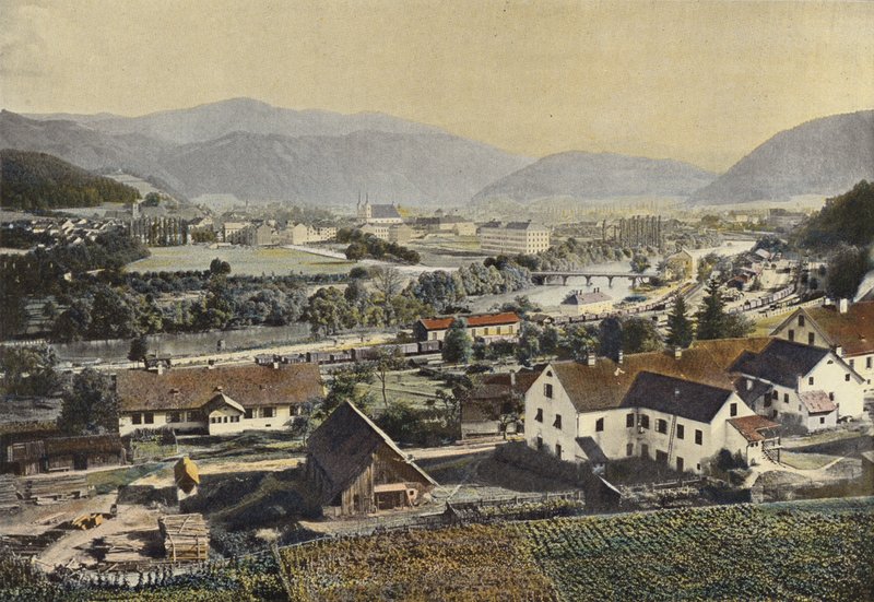 Steyr, utsikt från Tabor av European Photographer