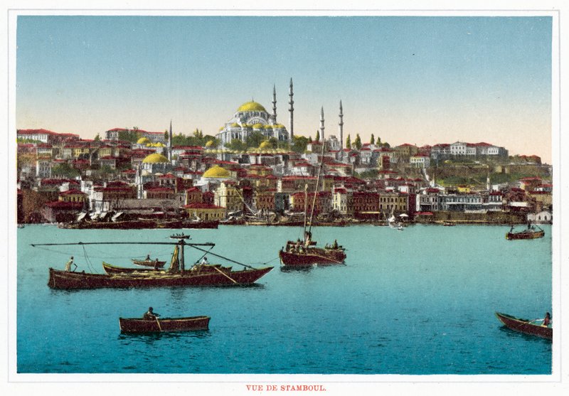 Utsikt över Istanbul (färgfoto) av European Photographer