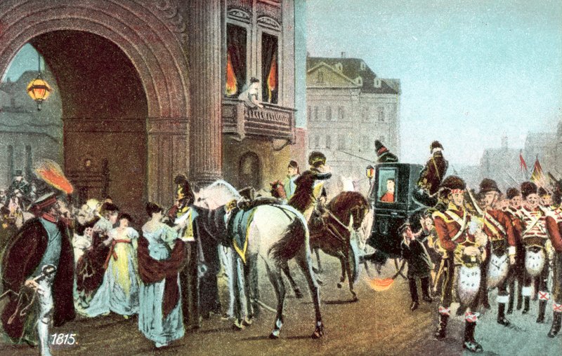 1815, 16 juni 1815, Balans slut av European School