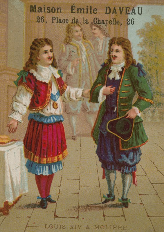 Ludvig XIV av Frankrike och Molière av European School