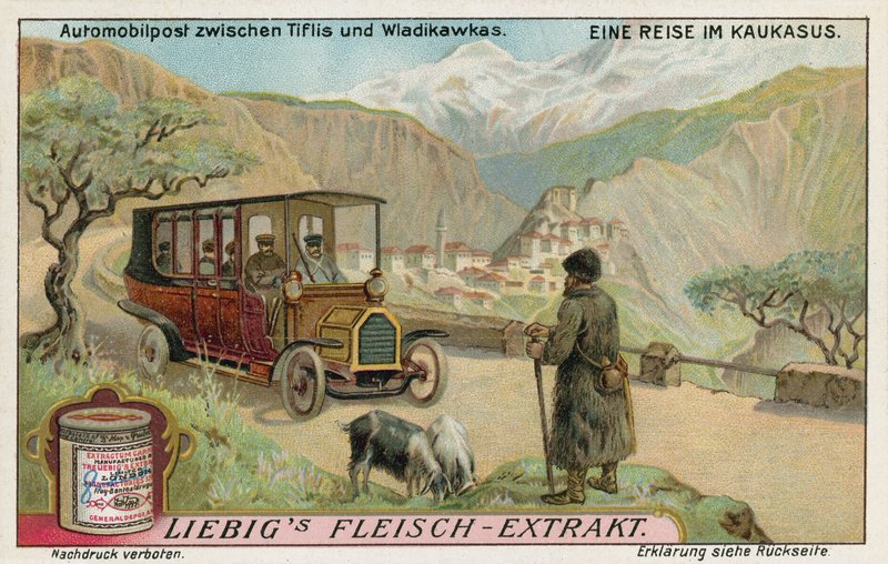 Motoriserad posttjänst mellan Tbilisi och Vladikavkaz av European School