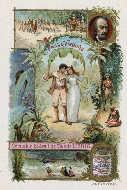 Paul och Virginia, av Victor Masse av European School