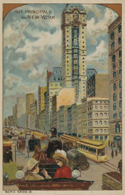 Huvudgatan i New York City av European School