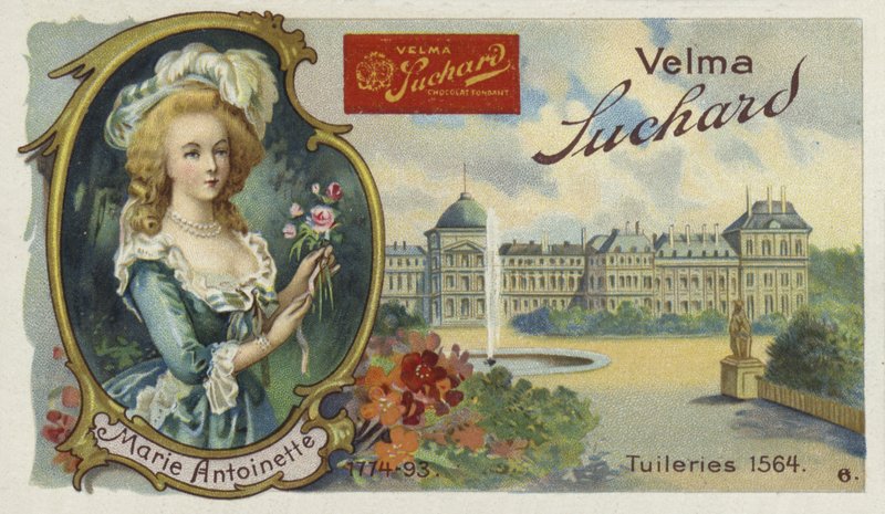 Drottning Marie Antoinette av Frankrike och Tuileriepalatset, Paris av European School