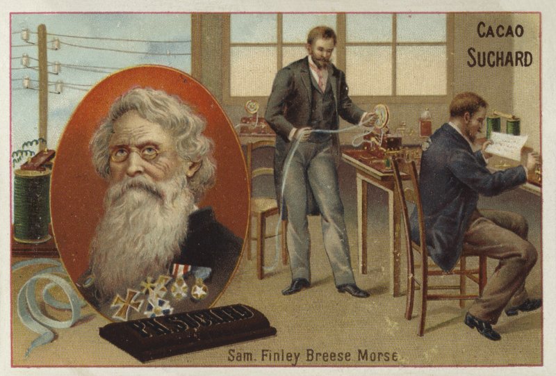 Samuel Morse, amerikansk uppfinnare och telegrafi-pionjär av European School