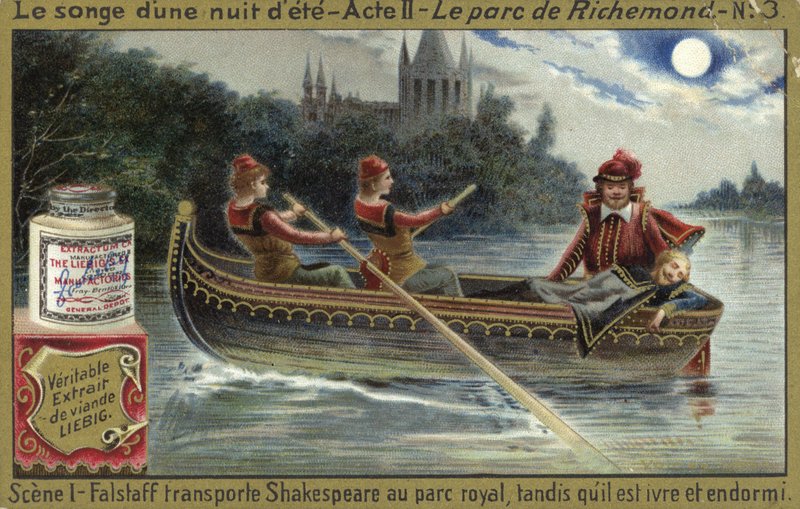 Scen ur En midsommarnattsdröm, en opera av Ambroise Thomas av European School