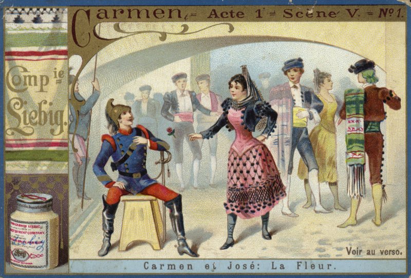 Scen från Carmen, av Georges Bizet av European School