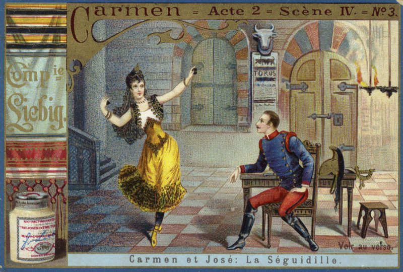 Scen från Carmen, av Georges Bizet av European School