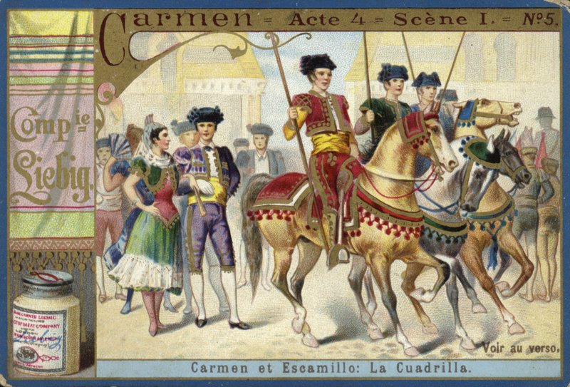 Scen från Carmen, av Georges Bizet av European School