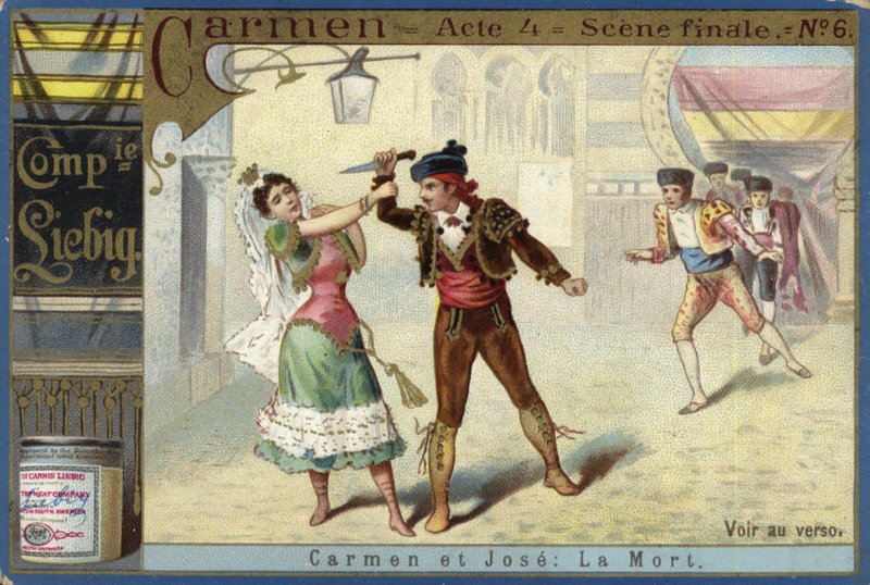Scen från Carmen, av Georges Bizet av European School