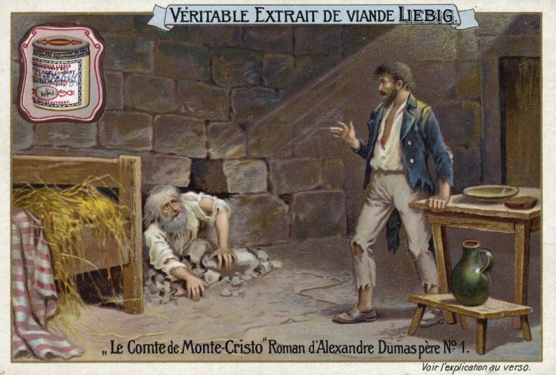 Scen från Greven av Monte Cristo av Alexandre Dumas av European School