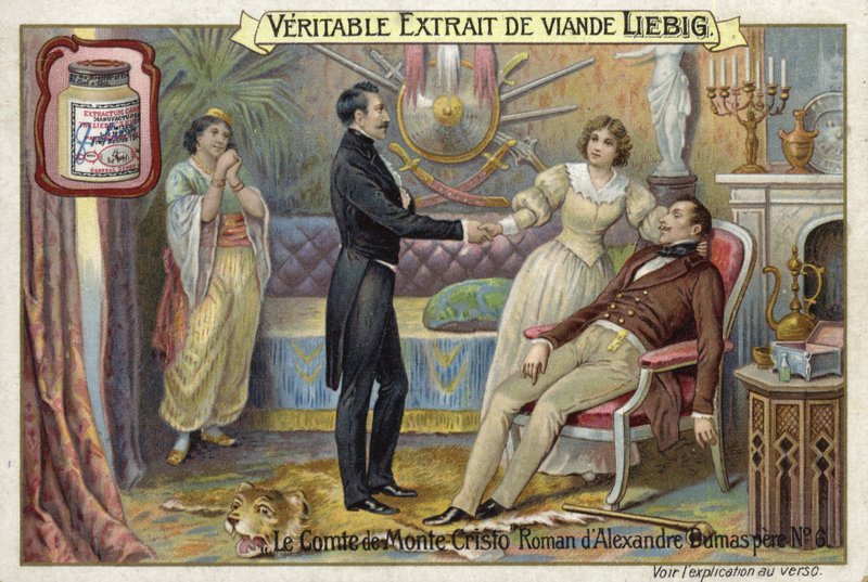 Scen från Greven av Monte Cristo av Alexandre Dumas av European School