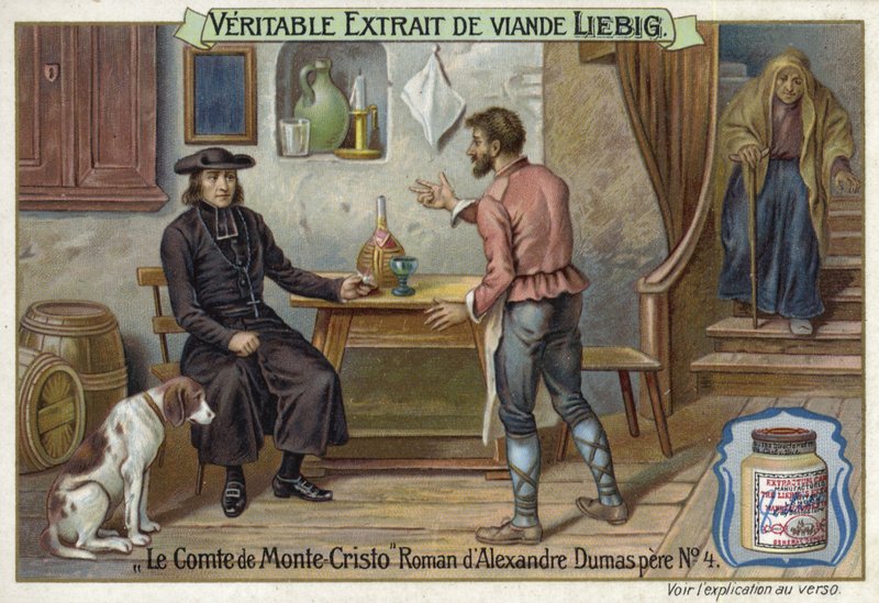 Scen från Greven av Monte Cristo av Alexandre Dumas av European School