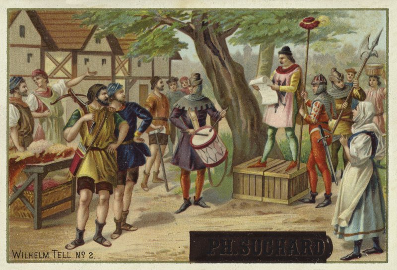 Scen från William Tell av European School