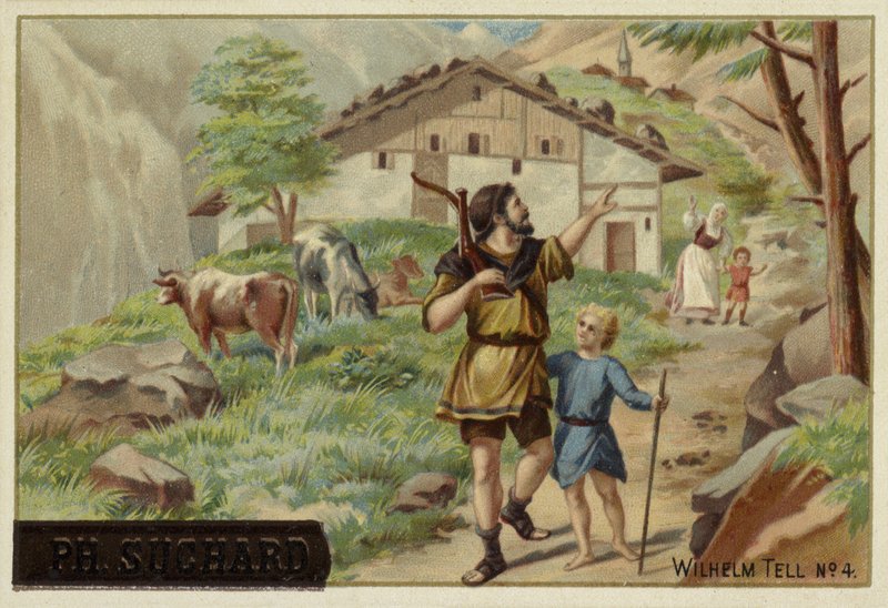 Scen från William Tell av European School