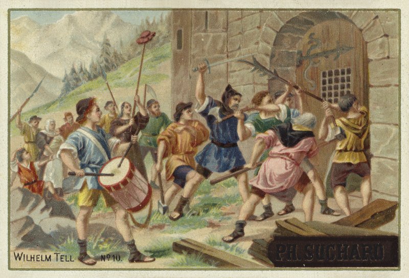 Scen från William Tell av European School