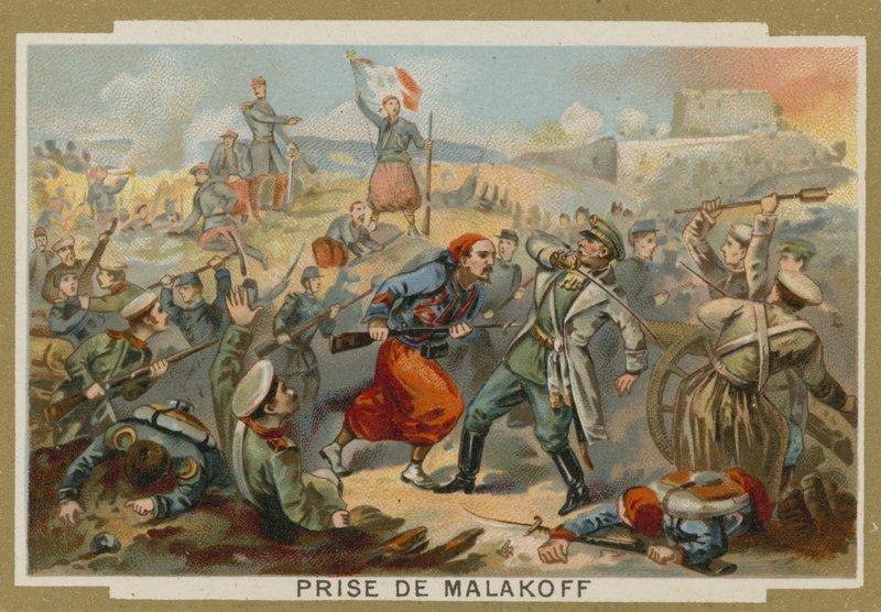 Intagande av Malakoff-redoubten, belägringen av Sevastopol, Krimkriget, 7 september 1855 av European School