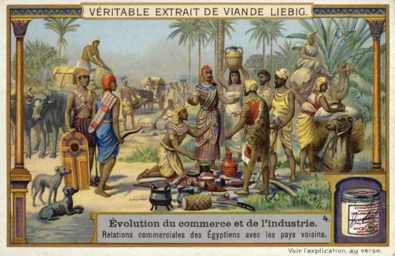 Handelsförbindelser mellan de gamla egyptierna och deras grannar av European School