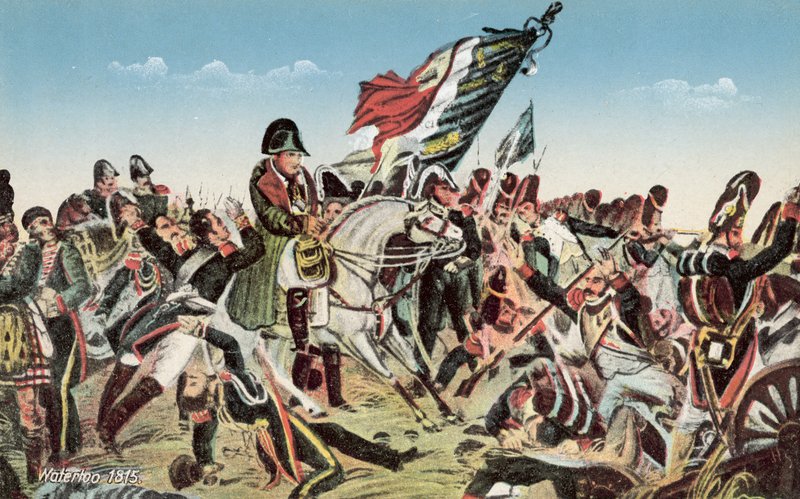 Waterloo 1815, flaggans försvarare av European School