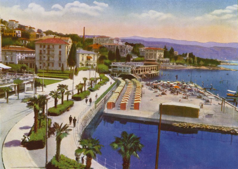 Opatija, nu Opatija i Kroatien: Slatina och Savoia Beach (foto) av European Photographer