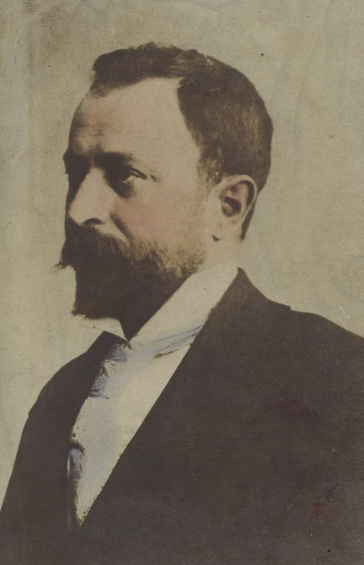 Aleko Konstantinov, bulgarisk författare (färgat foto) av European Photographer