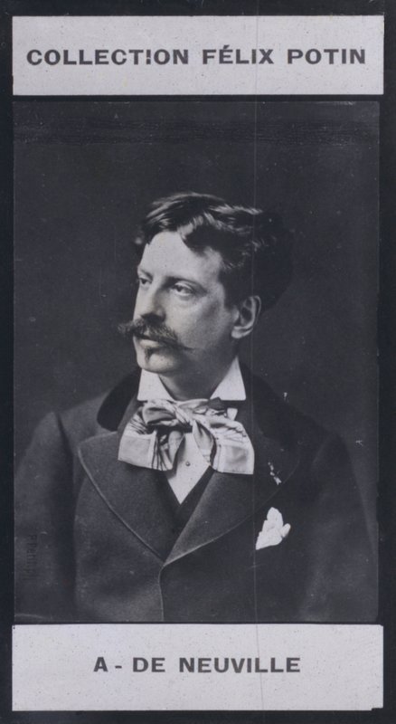 Alphonse de Neuville (1836-1885) (s/v foto) av European Photographer