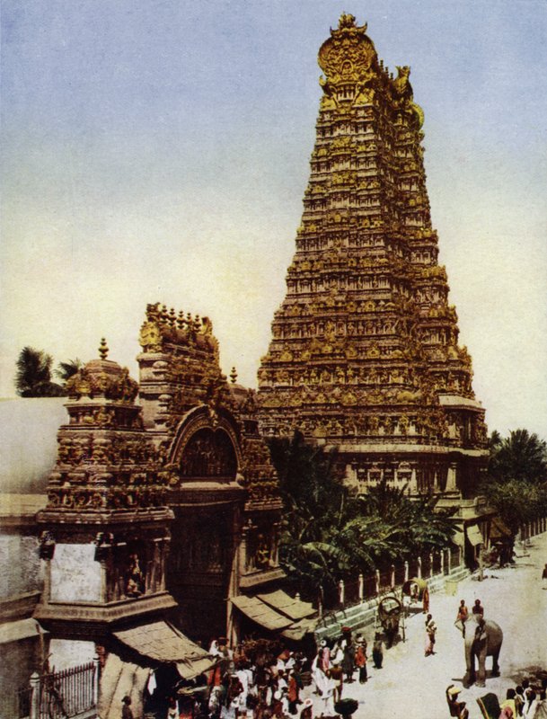 Ett indiskt tempel (foto) av European Photographer